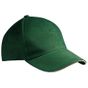 Myrtle Beach 5 Panel Sandwich Cap dark_green/natural