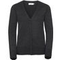 Russell Ladies' V-Neck Knitted Cardigan charcoal_marl