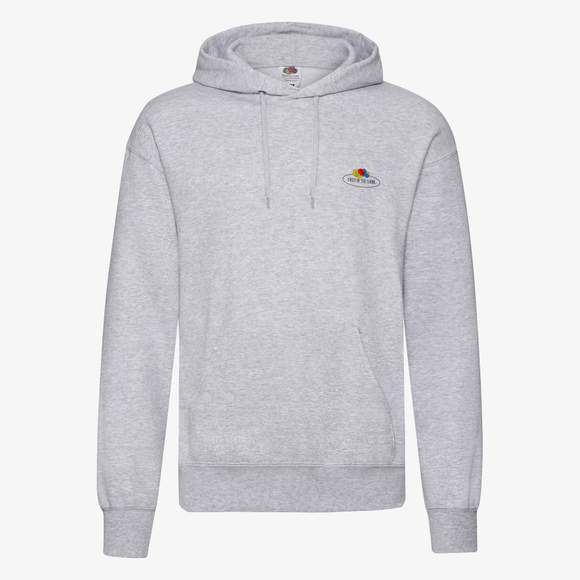 Sweat Fruit of the Loom Vintage 012208J Vintage Hooded Sweat Classic Small Logo Print