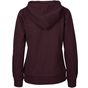 Neutral Ladies Zip Hoodie bordeaux