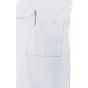 karlowsky Men's Short-Sleeve Slip-On Medical Tunic Essential White