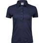 Tee Jays Women's pima cotton polo navy