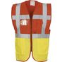Yoko Gilet multifonction haute visibilité red/hi_vis_yellow