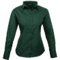 Premier Chemisier popeline à manches longues pour femme - bottle - XS