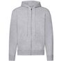 fruit of the loom Classic Hooded Sweat Jacket sport_grey