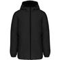 Kariban Parka à capuche recyclée black