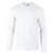 Gildan Adult T-Shirt Ultra-cotton Long Sleeve - white - M