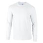 Gildan Adult T-Shirt Ultra-cotton Long Sleeve white