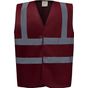 Yoko Gilet haute visibilité maroon