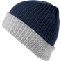 Result Double Layer Knitted Hat navy/grey