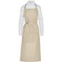 SG Accessories - Bistro Amsterdam - Recycled Bib Apron with Pocket natural