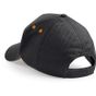 Beechfield Casquette Ultimate 5 panneaux à visière sandwich black/orange