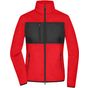 James&Nicholson Ladies´ Fleece Jacket red/black