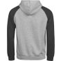 Tee Jays Unlabeled Two-tone Hooded Sweatshirt heather_grey/black