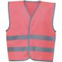 Yoko Gilet avec bordures et bandes réfléchissantes fluo_pink