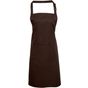 Premier Tablier bavette avec poche Colours Collection brown