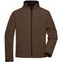 James&Nicholson Men's Softshell Jacket brown