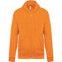 Kariban Sweat-shirt zippé capuche  orange
