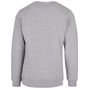 Build Your Brand Organic Basic Crew heather_grey