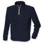 finden-&-hales ¼ zip long sleeve fleece piped navy/red/white