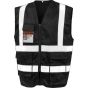Result Heavy duty polycotton security vest black