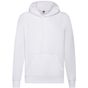 fruit of the loom Lightweight Hooded Sweat blanc