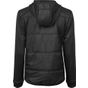 Tee Jays Women's hybrid-stretch hooded jacket black/black
