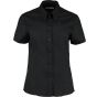 Kustom Kit Women's Premium Oxford Shirt Short Sleeve Black