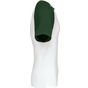 Kariban Baseball - T-shirt bicolore manches courtes white/forest_green