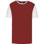 ProAct Maillot manches courtes bicolore adulte garnet/white