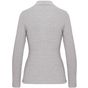 kariban Polo manches longues femme oxford_grey