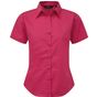 Premier Chemises popeline à manches courtes pour femme hot_pink
