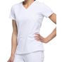 Dickies-Medical Haut cache cœur femme white