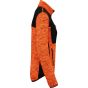 WK Designed To Work Veste recyclée en polytricot femme fluorescent_orange_melange/black