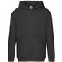 fruit of the loom Premium Hooded Sweat Kids black