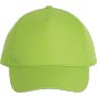 K-up Casquette polyester - 5 panneaux lime