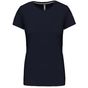 Kariban T-shirt col rond manches courtes femme navy