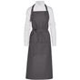 SG Accessories - Bistro Amsterdam - Recycled Bib Apron with Pocket grey