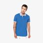 Kariban Polo piqué bicolore homme