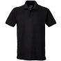 Utopic Unisex Short-Sleeved Polo Shirt black