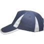 Korntex Casquette réflechissante Fluo HIVIZ®  Navy