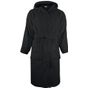 The One Towelling Bathrobe Hooded black