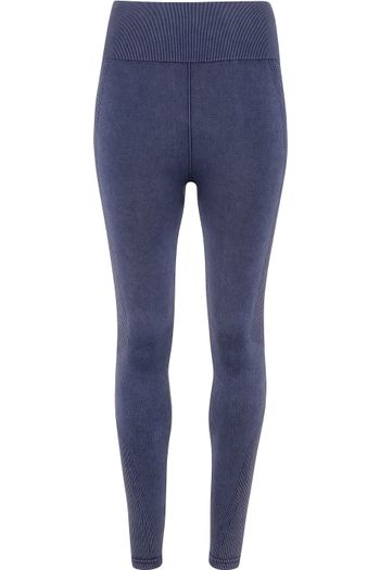 Tridri® legging multisports coupe 3D sans couture Denim Look pour femme - Indigo Denim