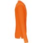 kariban Polo manches longues homme orange