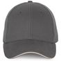 K-up Casquette sandwich contrasté - 6 panneaux dark_grey/light_grey