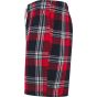 SF Clothing Men´s tartan lounge shorts red_navy_check