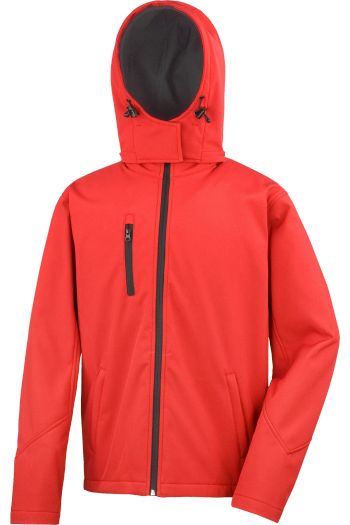 Image produit Mens recycled hooded softshell