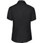 Russell Collection Ladies’ short sleeve tailored ultimate non-iron shirt black