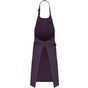 Kariban Tablier avec poche en coton Bio deep_plum