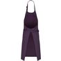 kariban Tablier avec poche en coton Bio deep_plum